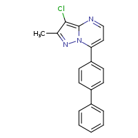 7-{[1,1'-biphenyl]-4-yl}-3-chloro-2-methylpyrazolo[1,5-a]pyrimidine