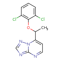7-[1-(2,6-dichlorophenoxy)ethyl]-[1,2,4]triazolo[1,5-a]pyrimidine