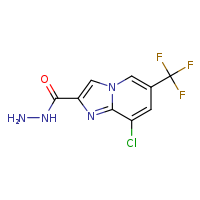 8-chloro-6-(trifluoromethyl)imidazo[1,2-a]pyridine-2-carbohydrazide