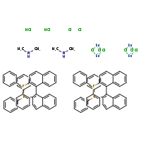 bis(bicyclo[1.1.1]diruthenachlorane-2,4,5-tris(ylium)-1,3-diuide) bis(binap) bis(dimethylamine) dihydrochloride dichloride