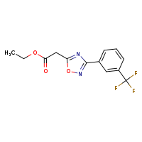 ethyl 2-{3-[3-(trifluoromethyl)phenyl]-1,2,4-oxadiazol-5-yl}acetate