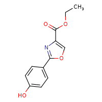 ethyl 2-(4-hydroxyphenyl)-1,3-oxazole-4-carboxylate