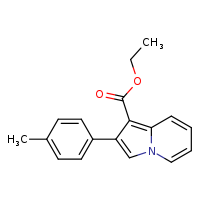 ethyl 2-(4-methylphenyl)indolizine-1-carboxylate