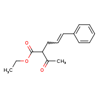 ethyl 2-acetyl-5-phenylpent-4-enoate