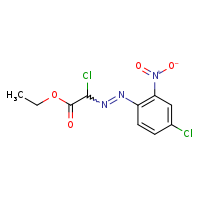 ethyl 2-chloro-2-[2-(4-chloro-2-nitrophenyl)diazen-1-yl]acetate