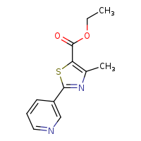 ethyl 4-methyl-2-(pyridin-3-yl)-1,3-thiazole-5-carboxylate