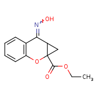 ethyl 6-(hydroxyimino)-2-oxatricyclo[5.4.0.0³,?]undeca-1(7),8,10-triene-3-carboxylate