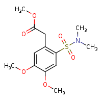 methyl 2-[2-(dimethylsulfamoyl)-4,5-dimethoxyphenyl]acetate
