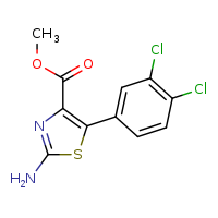 methyl 2-amino-5-(3,4-dichlorophenyl)-1,3-thiazole-4-carboxylate