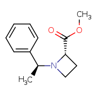 methyl (2S)-1-[(1S)-1-phenylethyl]azetidine-2-carboxylate