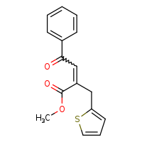 methyl 4-oxo-4-phenyl-2-(thiophen-2-ylmethyl)but-2-enoate
