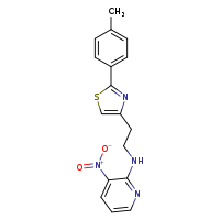 N-{2-[2-(4-methylphenyl)-1,3-thiazol-4-yl]ethyl}-3-nitropyridin-2-amine
