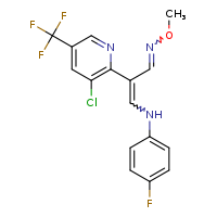 N-{2-[3-chloro-5-(trifluoromethyl)pyridin-2-yl]-3-(methoxyimino)prop-1-en-1-yl}-4-fluoroaniline