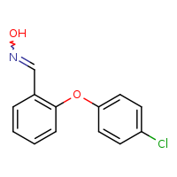 N-{[2-(4-chlorophenoxy)phenyl]methylidene}hydroxylamine