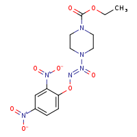 N-(2,4-dinitrophenoxyimino)-4-[ethoxy(oxo)methane]piperazin-1-imine oxide