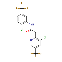 N-[2-chloro-5-(trifluoromethyl)phenyl]-2-[3-chloro-5-(trifluoromethyl)pyridin-2-yl]acetamide