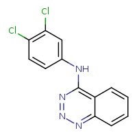 N-(3,4-dichlorophenyl)-1,2,3-benzotriazin-4-amine
