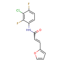 N-(3-chloro-2,4-difluorophenyl)-3-(furan-2-yl)prop-2-enamide