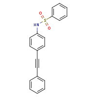 N-[4-(2-phenylethynyl)phenyl]benzenesulfonamide