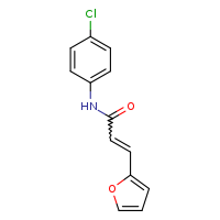 N-(4-chlorophenyl)-3-(furan-2-yl)prop-2-enamide