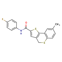 N-(4-fluorophenyl)-8-methyl-4H-thieno[3,2-c]thiochromene-2-carboxamide