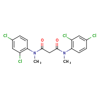 N,N'-bis(2,4-dichlorophenyl)-N,N'-dimethylpropanediamide