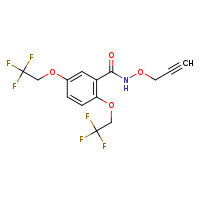 N-(prop-2-yn-1-yloxy)-2,5-bis(2,2,2-trifluoroethoxy)benzamide