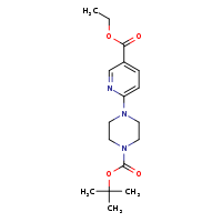tert-butyl 4-[5-(ethoxycarbonyl)pyridin-2-yl]piperazine-1-carboxylate