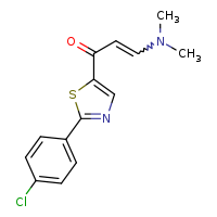 1-[2-(4-chlorophenyl)-1,3-thiazol-5-yl]-3-(dimethylamino)prop-2-en-1-one