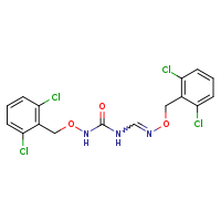 1-[(2,6-dichlorophenyl)methoxy]-3-({[(2,6-dichlorophenyl)methoxy]imino}methyl)urea