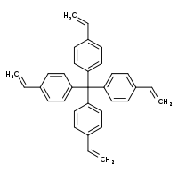 1-ethenyl-4-[tris(4-ethenylphenyl)methyl]benzene