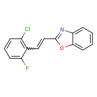 2-[2-(2-chloro-6-fluorophenyl)ethenyl]-1,3-benzoxazole