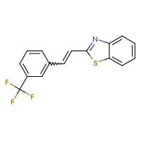 2-{2-[3-(trifluoromethyl)phenyl]ethenyl}-1,3-benzothiazole