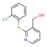 {2-[(2-chlorophenyl)sulfanyl]pyridin-3-yl}methanol