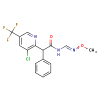 2-[3-chloro-5-(trifluoromethyl)pyridin-2-yl]-N-[(methoxyimino)methyl]-2-phenylacetamide