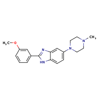 2-(3-methoxyphenyl)-5-(4-methylpiperazin-1-yl)-1H-1,3-benzodiazole