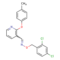 [(2,4-dichlorophenyl)methoxy]({[2-(4-methylphenoxy)pyridin-3-yl]methylidene})amine