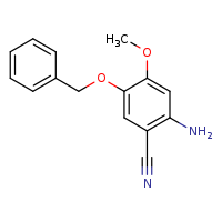 2-amino-5-(benzyloxy)-4-methoxybenzonitrile
