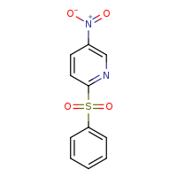 2-(benzenesulfonyl)-5-nitropyridine