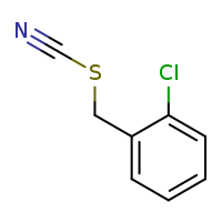 [(2-chlorophenyl)methyl]sulfanylcarbonitrile