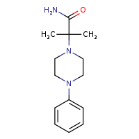 2-methyl-2-(4-phenylpiperazin-1-yl)propanamide