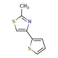 2-methyl-4-(thiophen-2-yl)-1,3-thiazole