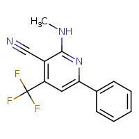 2-(methylamino)-6-phenyl-4-(trifluoromethyl)pyridine-3-carbonitrile