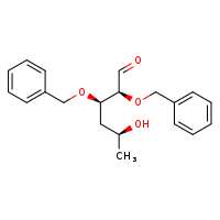 (2S,3R,5S)-2,3-bis(benzyloxy)-5-hydroxyhexanal