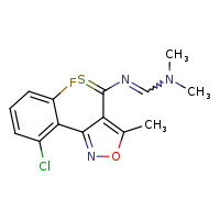 3-(2-chloro-6-fluorophenyl)-N-[(dimethylamino)methylidene]-5-methyl-1,2-oxazole-4-carbothioamide