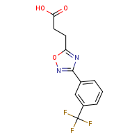 3-{3-[3-(trifluoromethyl)phenyl]-1,2,4-oxadiazol-5-yl}propanoic acid