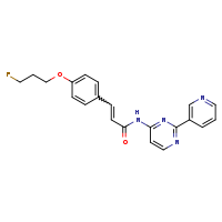 3-[4-(3-fluoropropoxy)phenyl]-N-[2-(pyridin-3-yl)pyrimidin-4-yl]prop-2-enamide