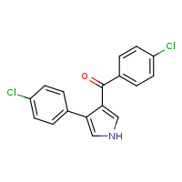 3-(4-chlorobenzoyl)-4-(4-chlorophenyl)-1H-pyrrole