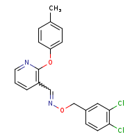 [(3,4-dichlorophenyl)methoxy]({[2-(4-methylphenoxy)pyridin-3-yl]methylidene})amine