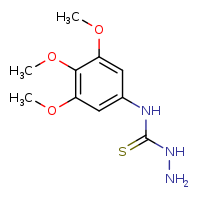 3-amino-1-(3,4,5-trimethoxyphenyl)thiourea
